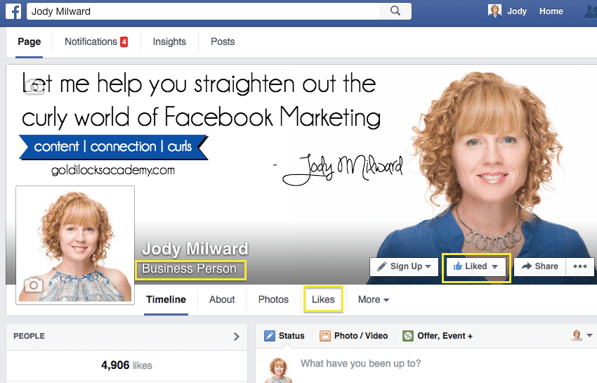 Facebook Business Page